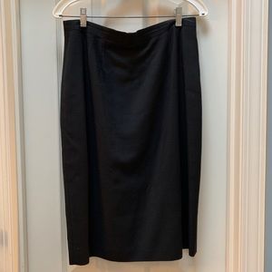 Black Pencil Skirt from Kasper and Company Size 12